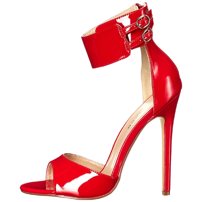 SEXY-19 sandales pleaser femme  talons rouge taille 37 - 38